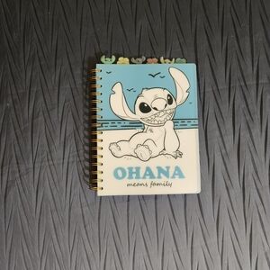 Disney Stitch Notebook Journal- Blue and White